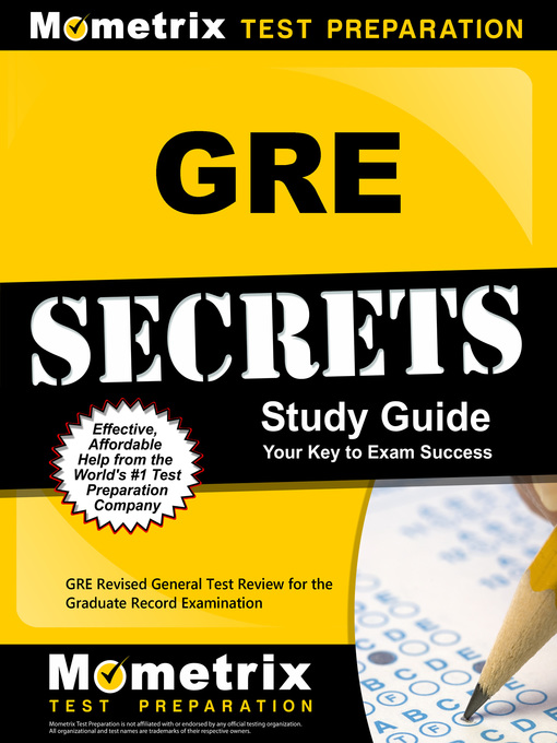 Title details for GRE Secrets Study Guide by GRE Exam Secrets Test Prep Team - Available